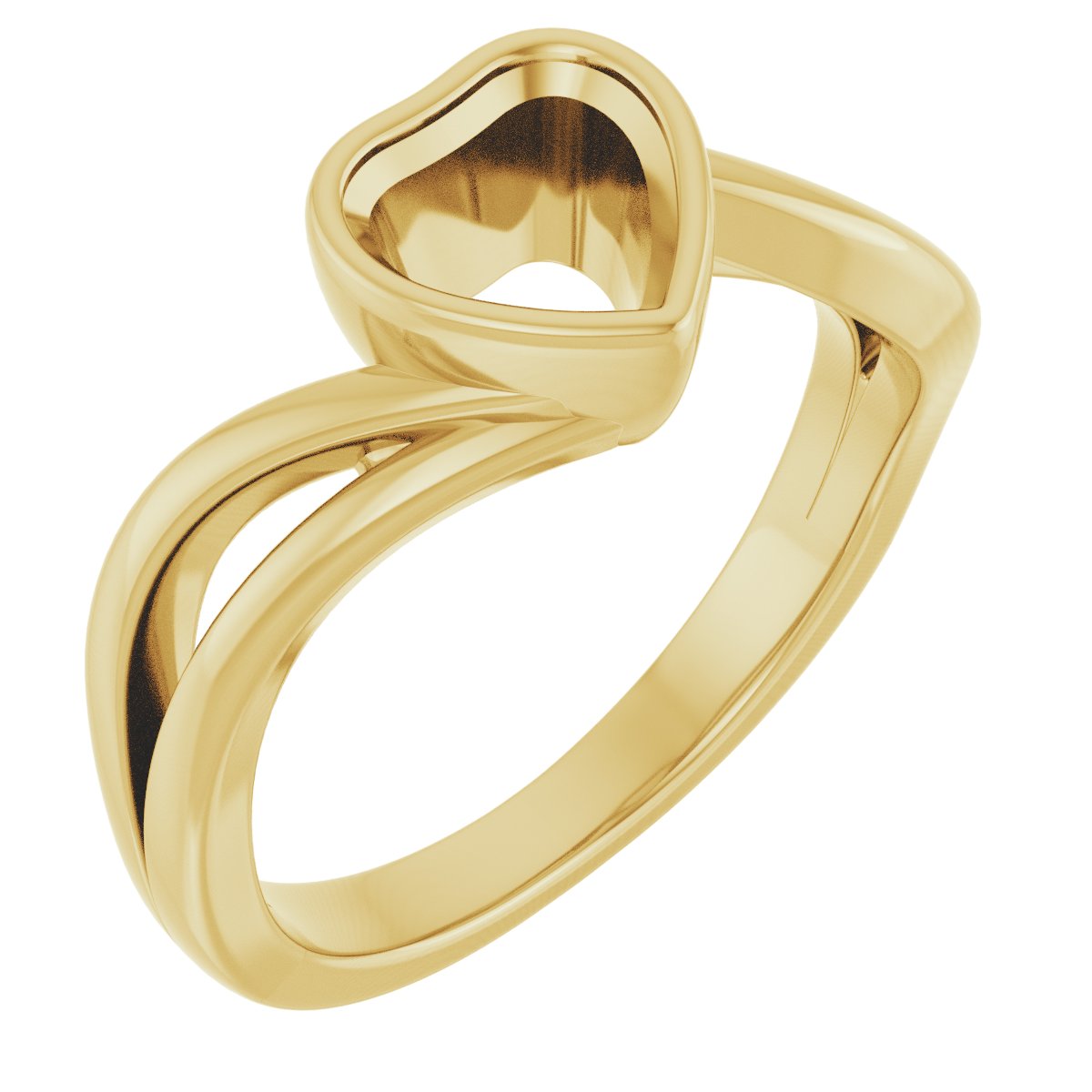 Bezel-Set Engagement Ring