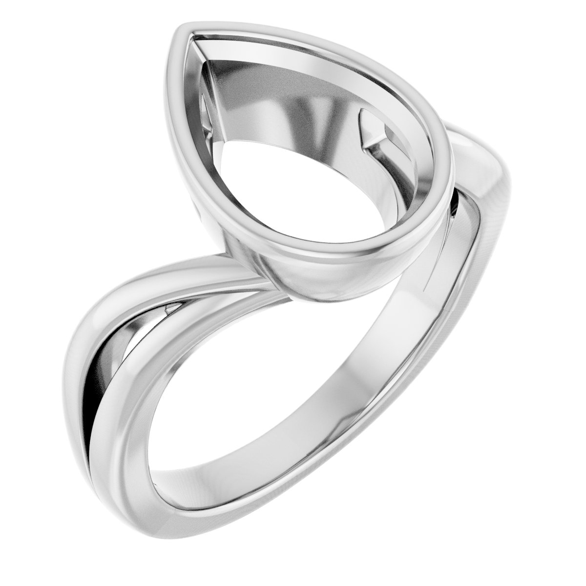 Bezel-Set Engagement Ring