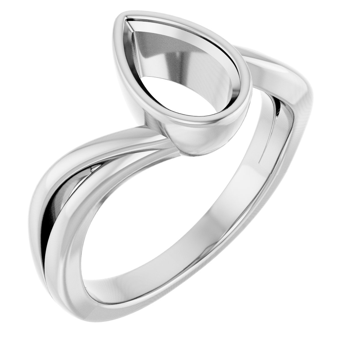 Bezel-Set Engagement Ring