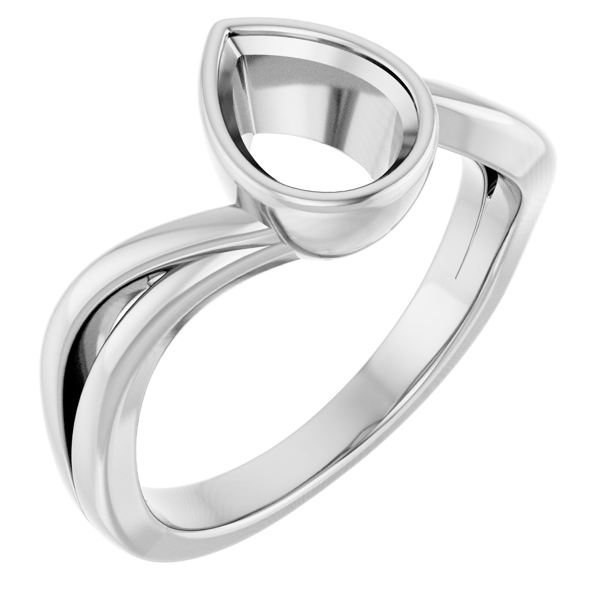 Bezel-Set Engagement Ring