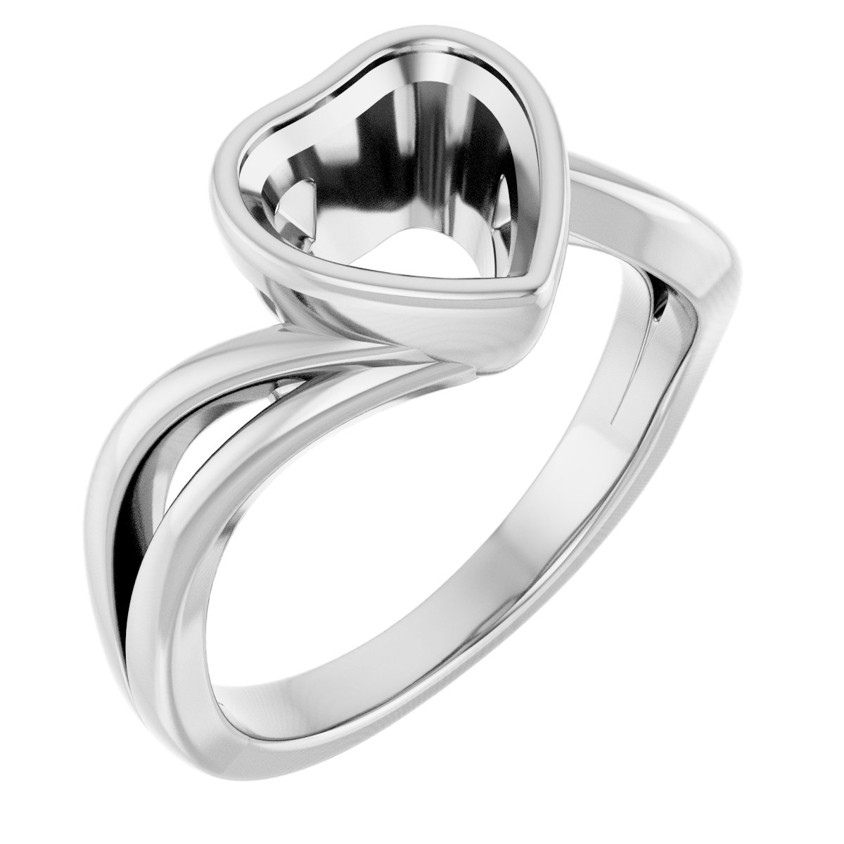 Bezel-Set Engagement Ring