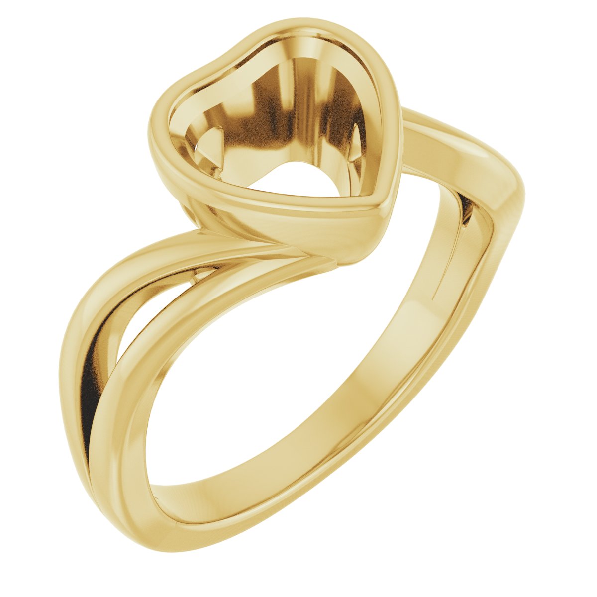 Bezel-Set Engagement Ring