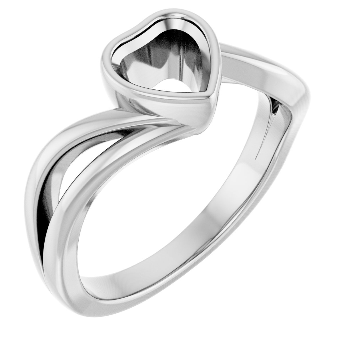 Bezel-Set Engagement Ring