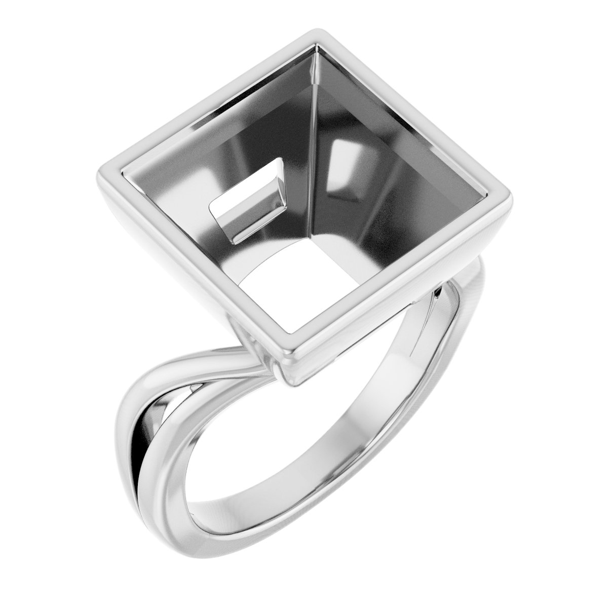 Bezel-Set Engagement Ring