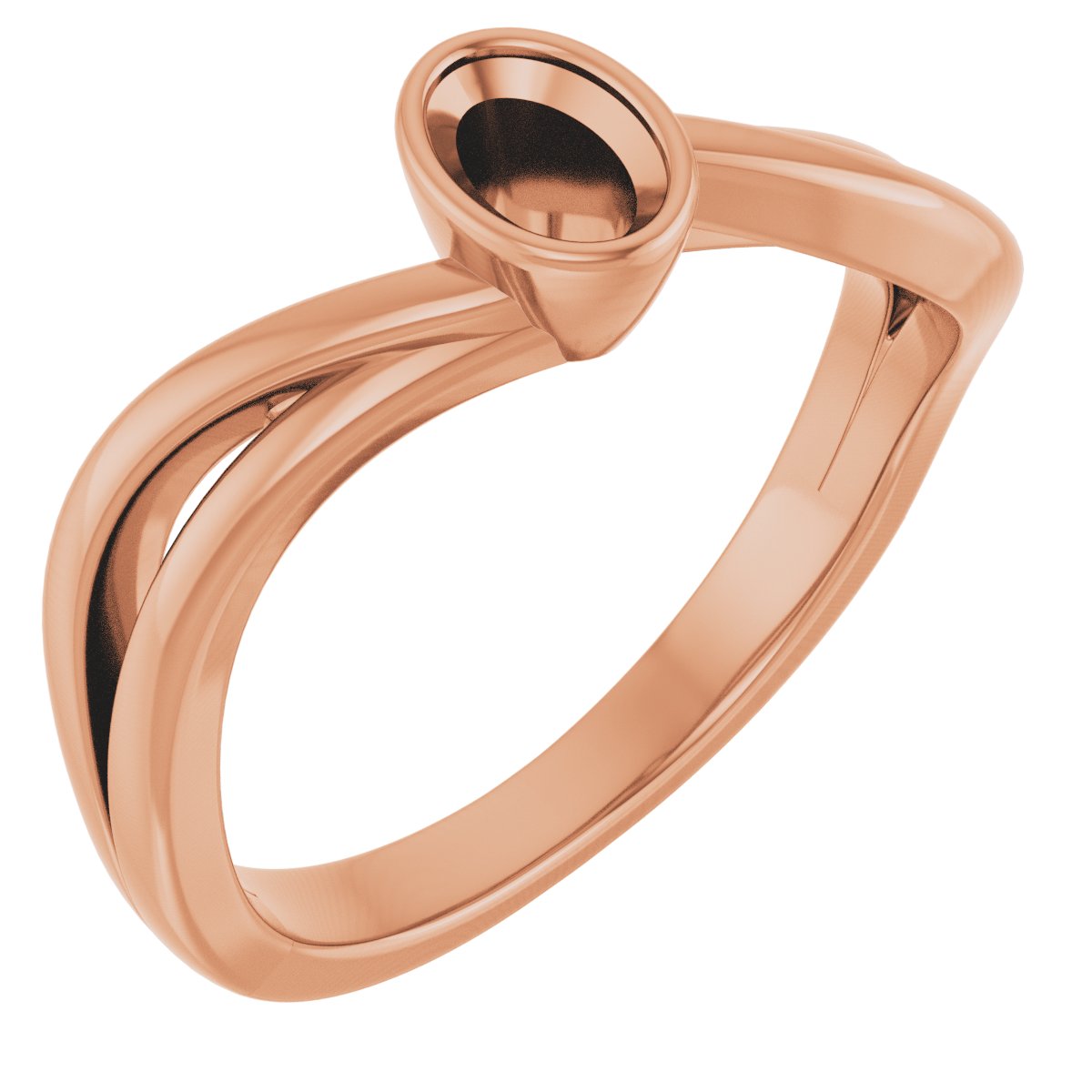 Bezel-Set Engagement Ring