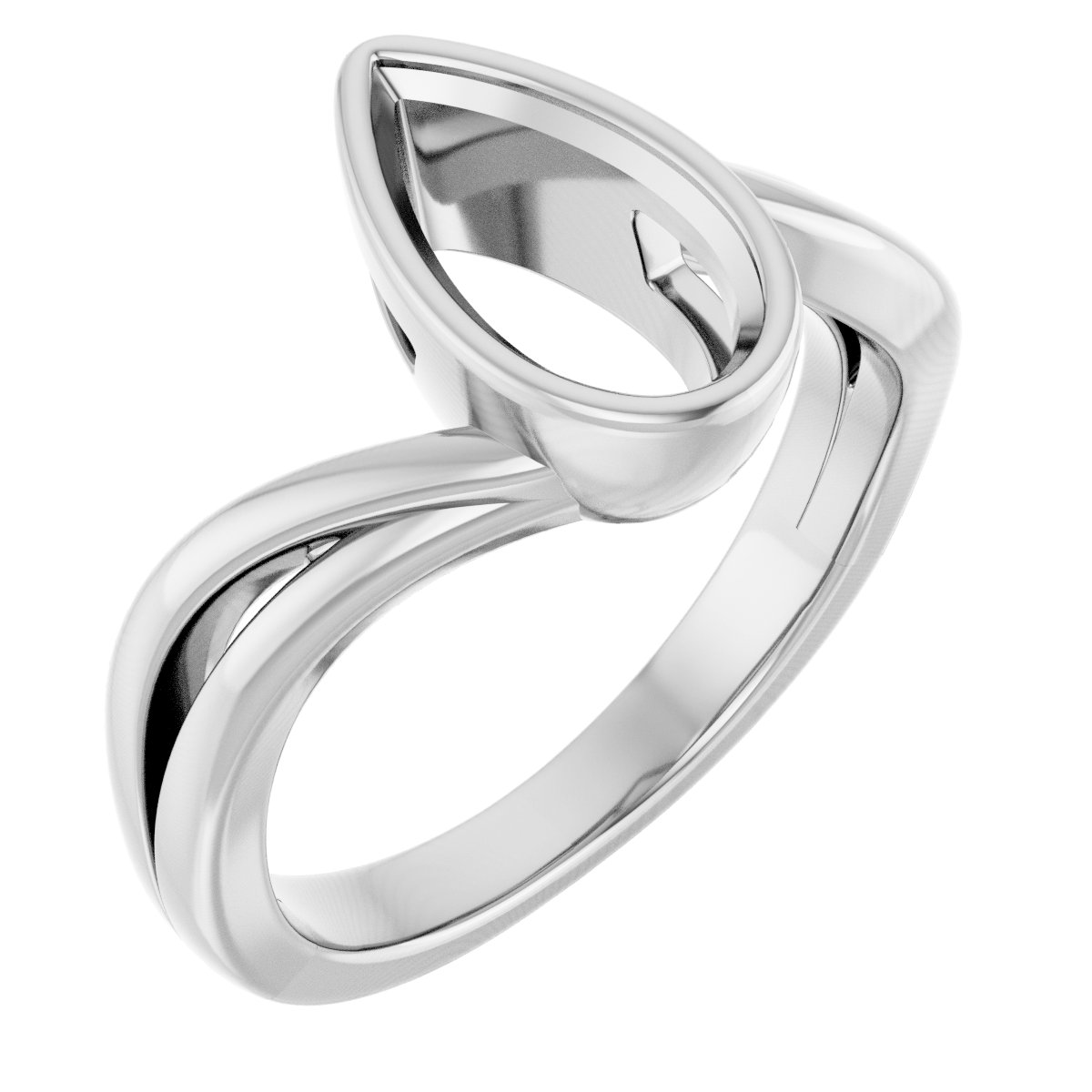 Bezel-Set Engagement Ring