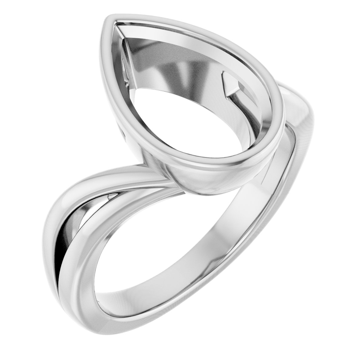 Bezel-Set Engagement Ring