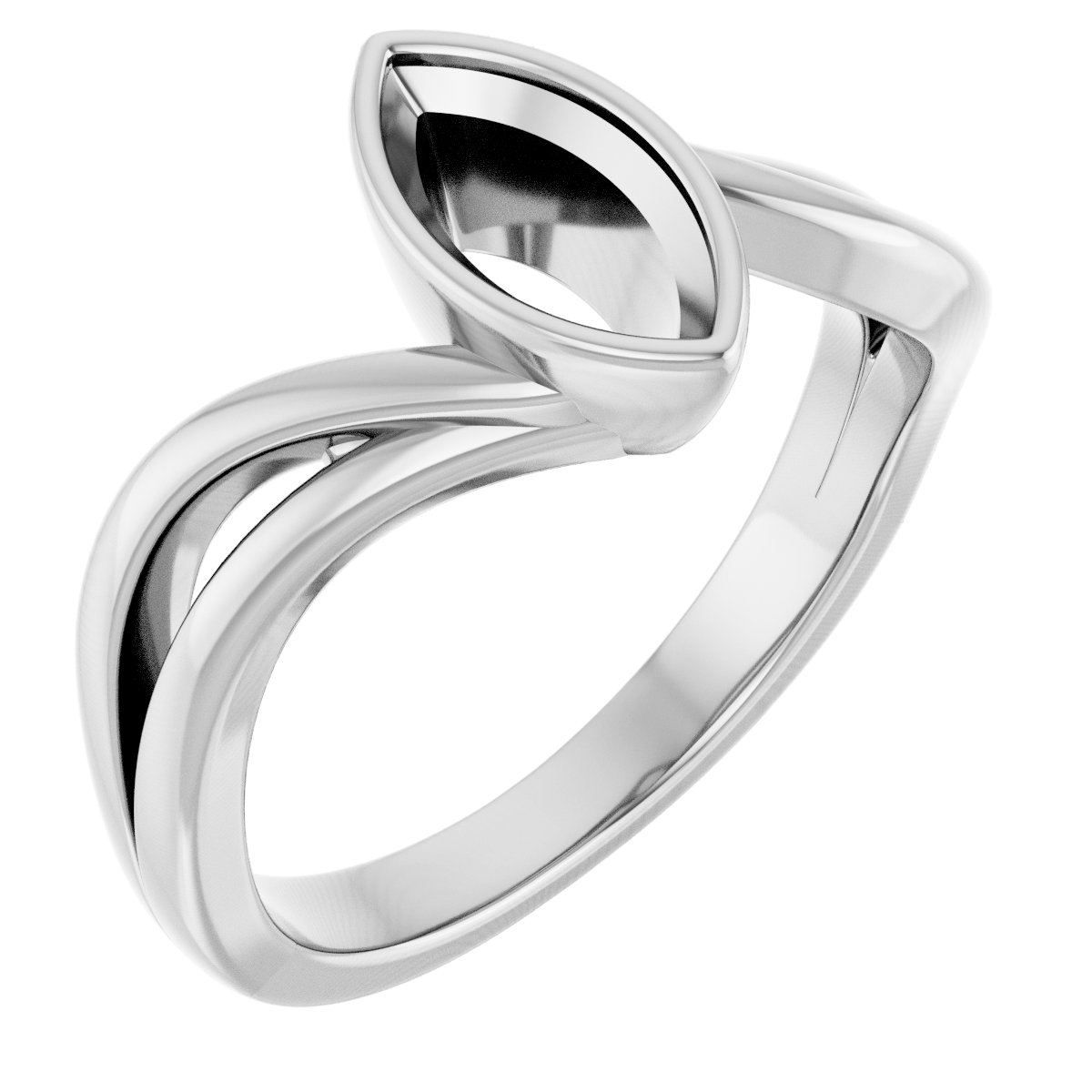 Bezel-Set Engagement Ring