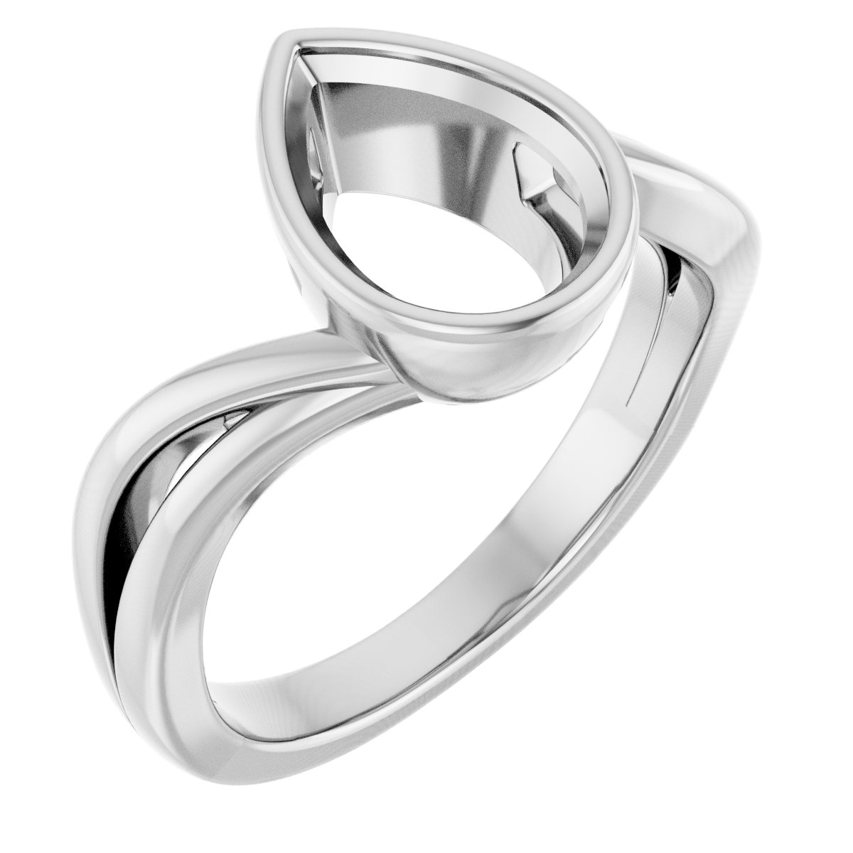 Bezel-Set Engagement Ring