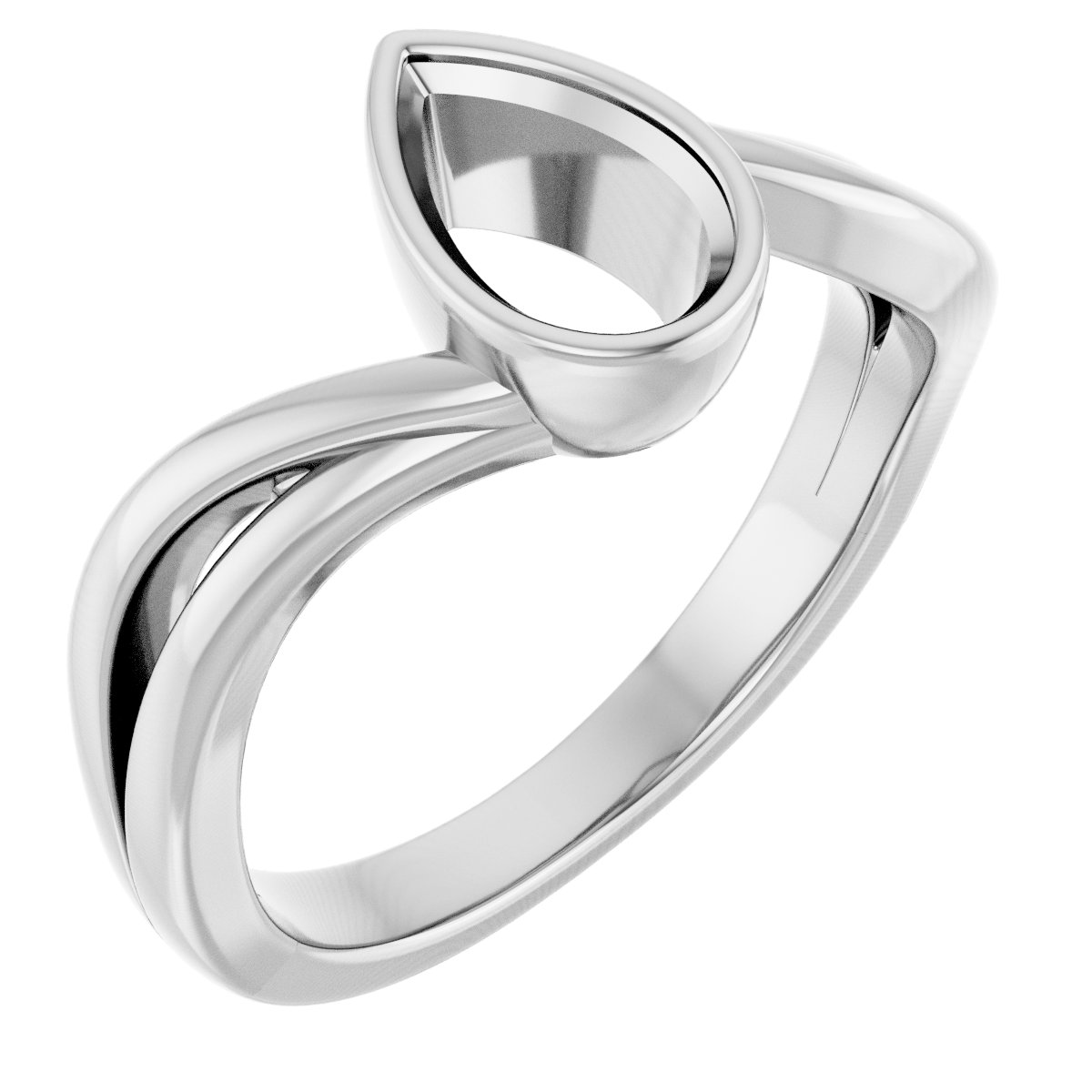 Bezel-Set Engagement Ring