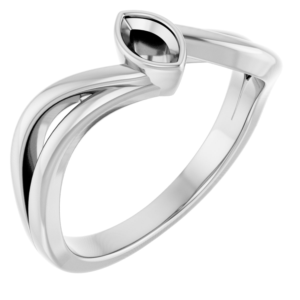 Bezel-Set Engagement Ring