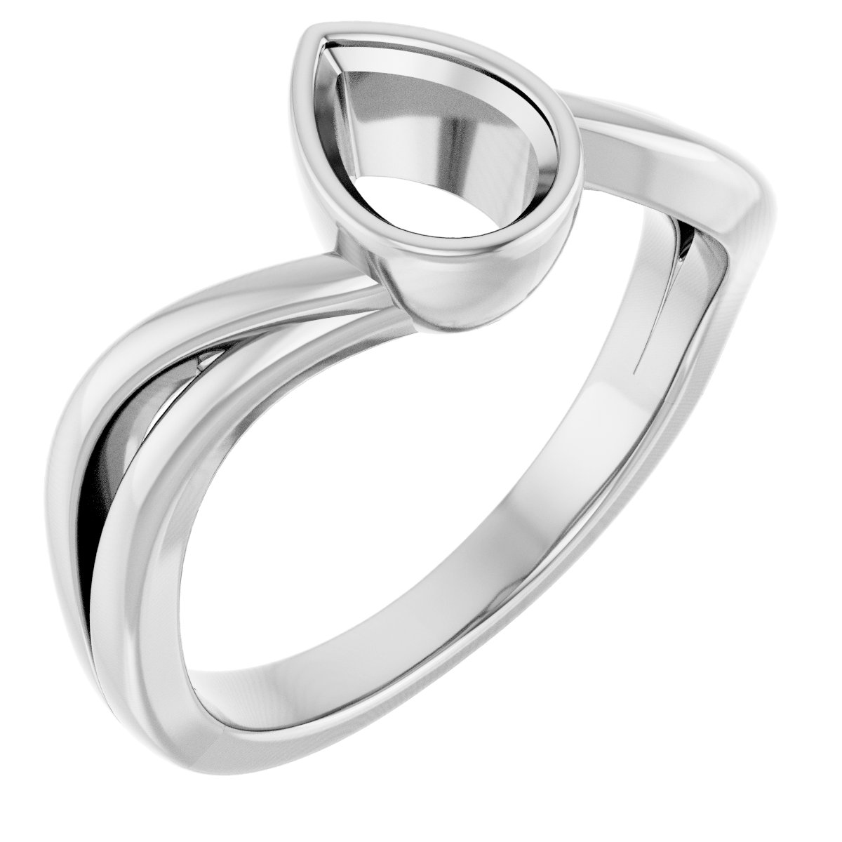 Bezel-Set Engagement Ring