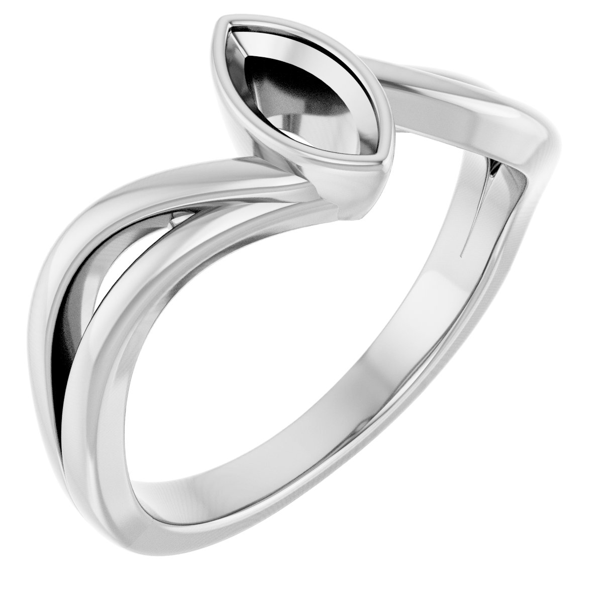 Bezel-Set Engagement Ring