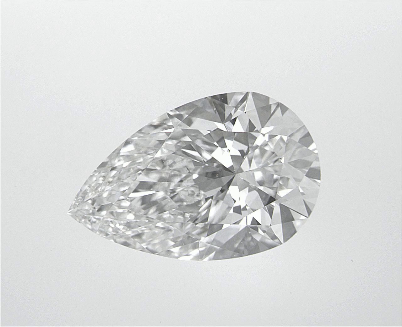 2.52 CT Pear Lab-Grown Diamond Surrey Vancouver Canada Langley Burnaby Richmond