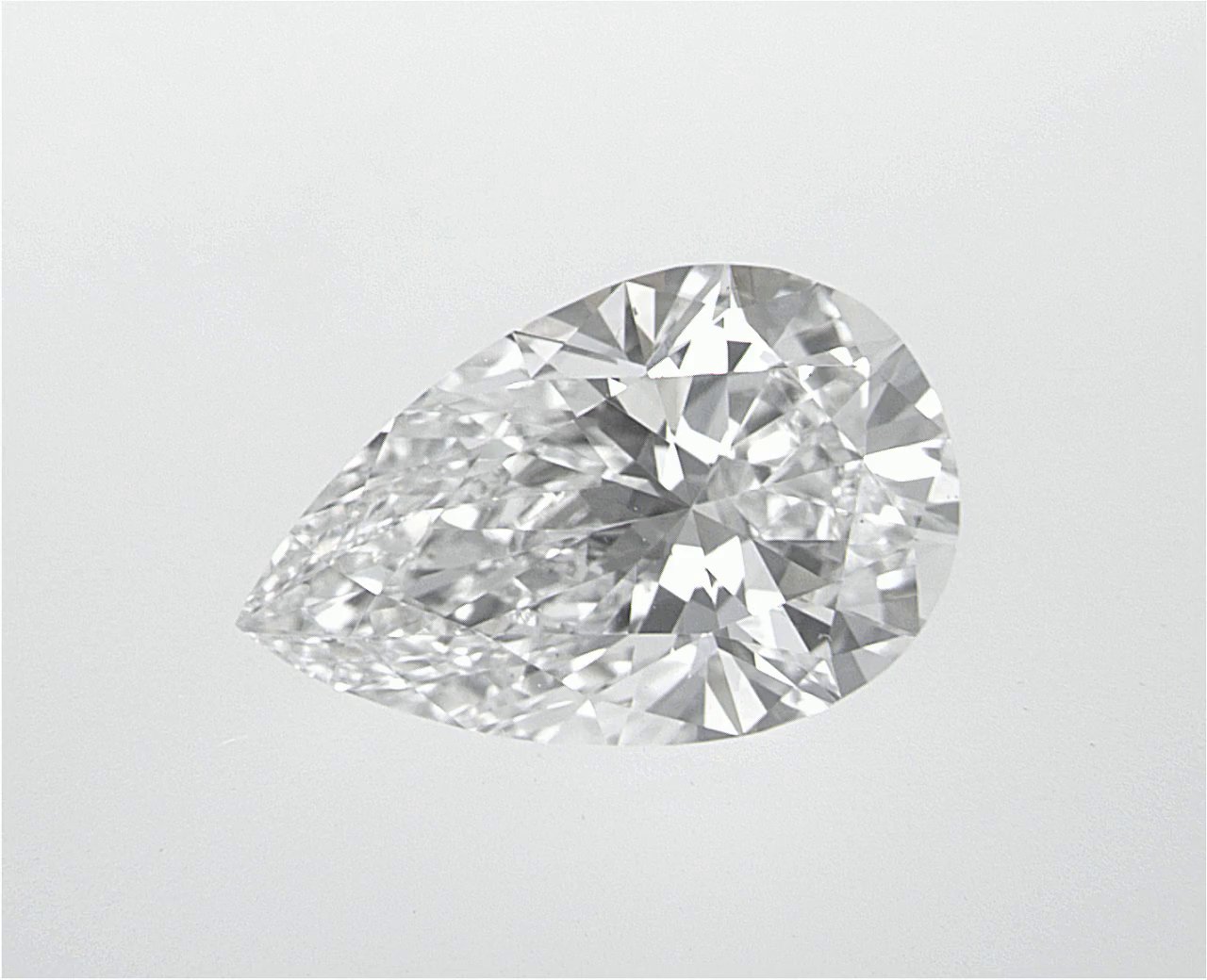 1.55 CT Pear Lab-Grown Diamond Surrey Vancouver Canada Langley Burnaby Richmond