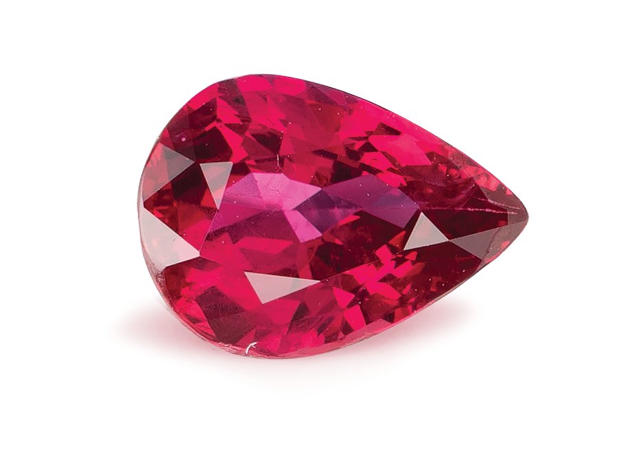 PEAR 1.00ct Natural Ruby