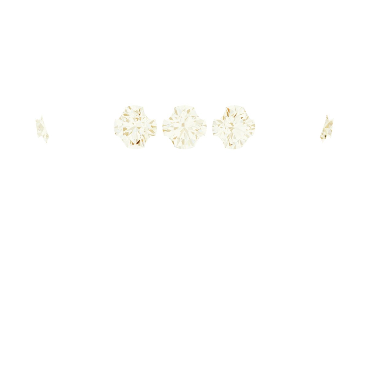 4-Prong Pre-Notched Claw Hidden Halo-Style Peg Setting