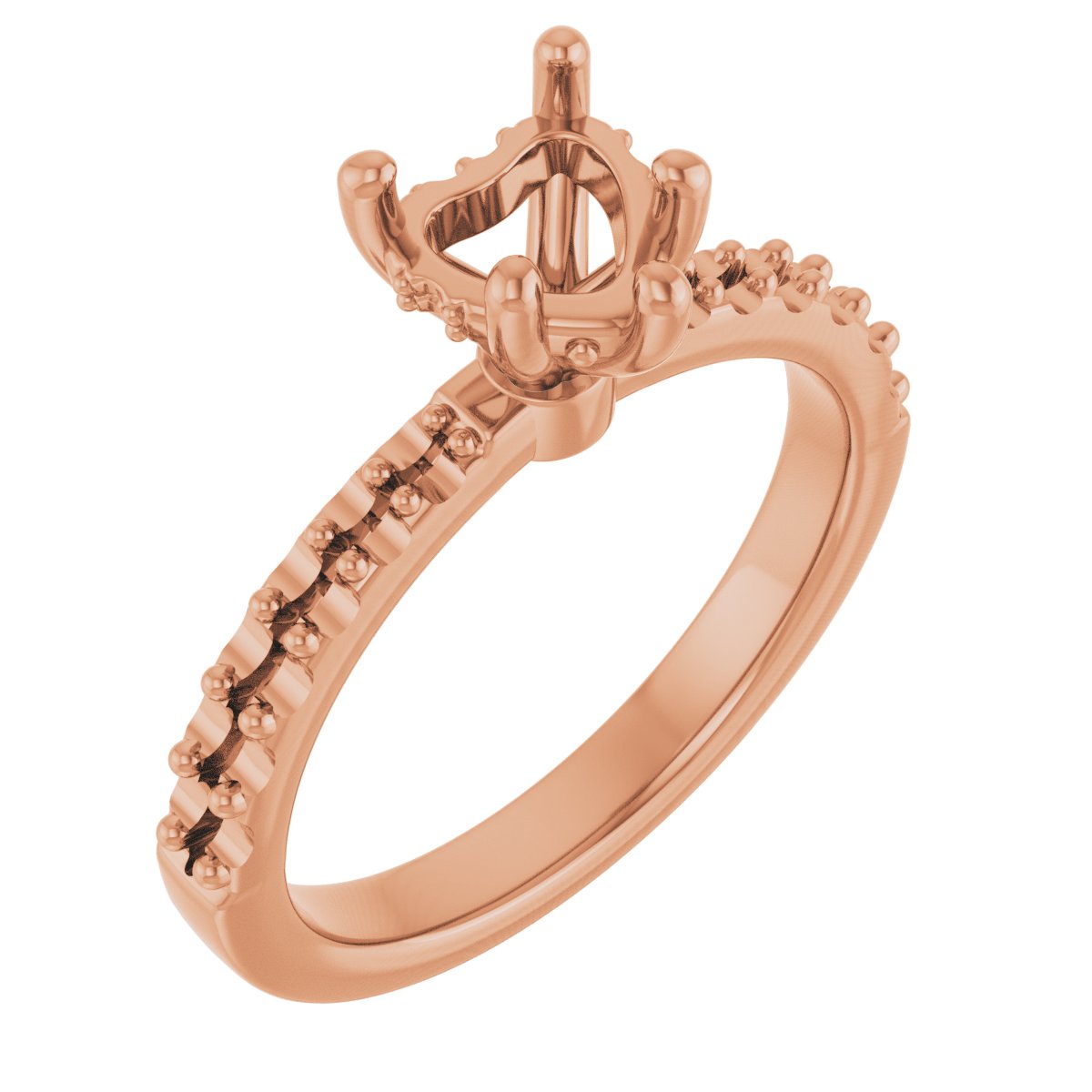 Hidden Halo-Style Engagement Ring
