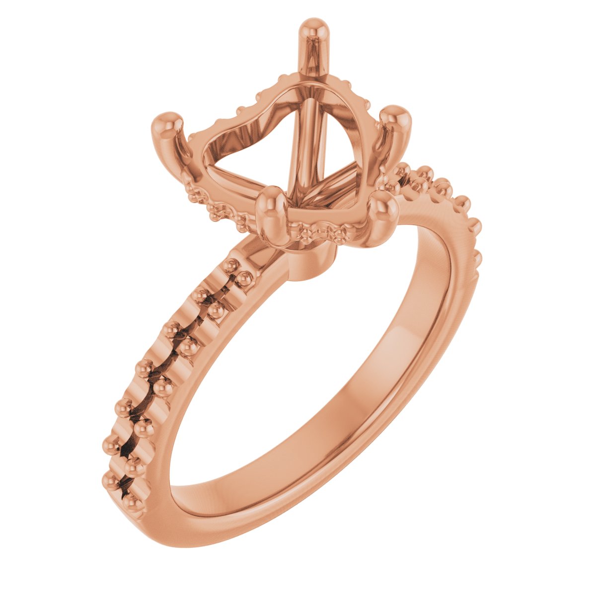 Hidden Halo-Style Engagement Ring