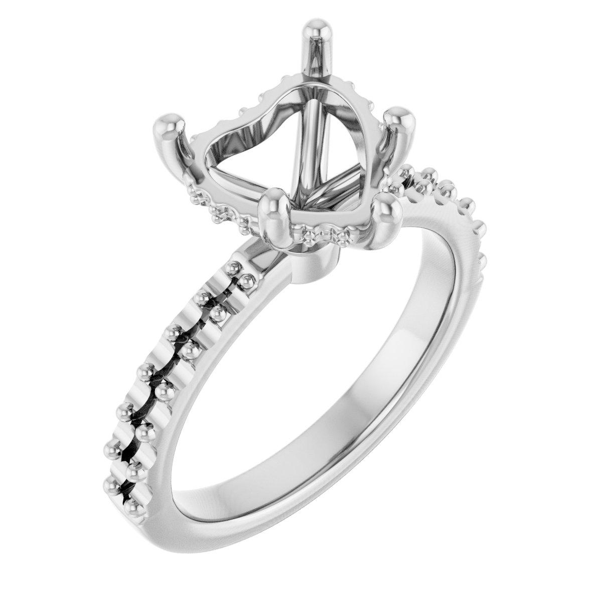 Hidden Halo-Style Engagement Ring