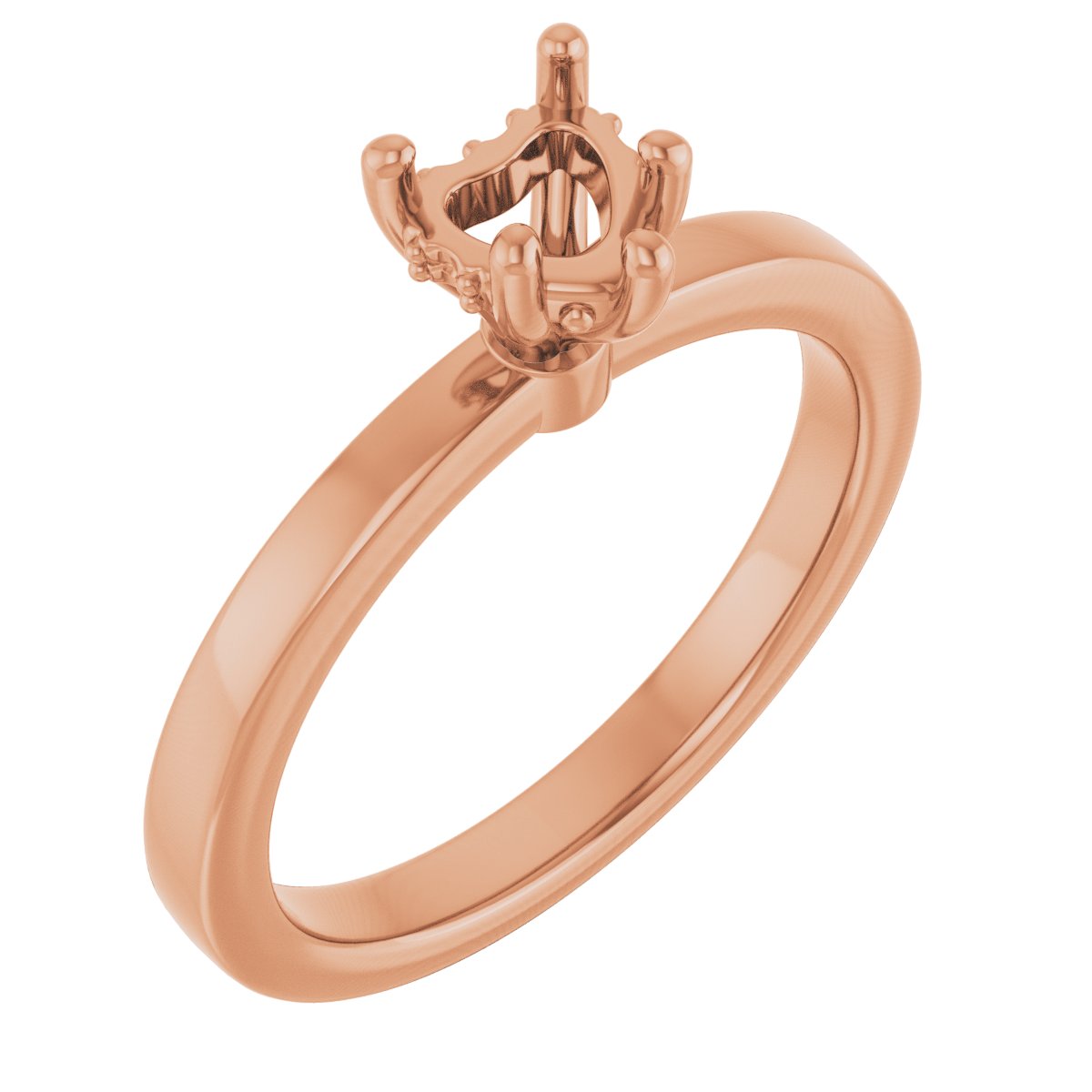 Hidden Halo-Style Engagement Ring