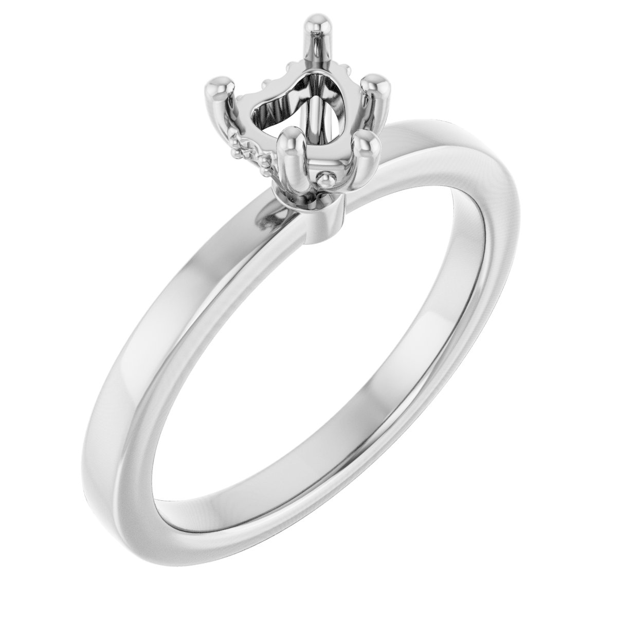 Hidden Halo-Style Engagement Ring