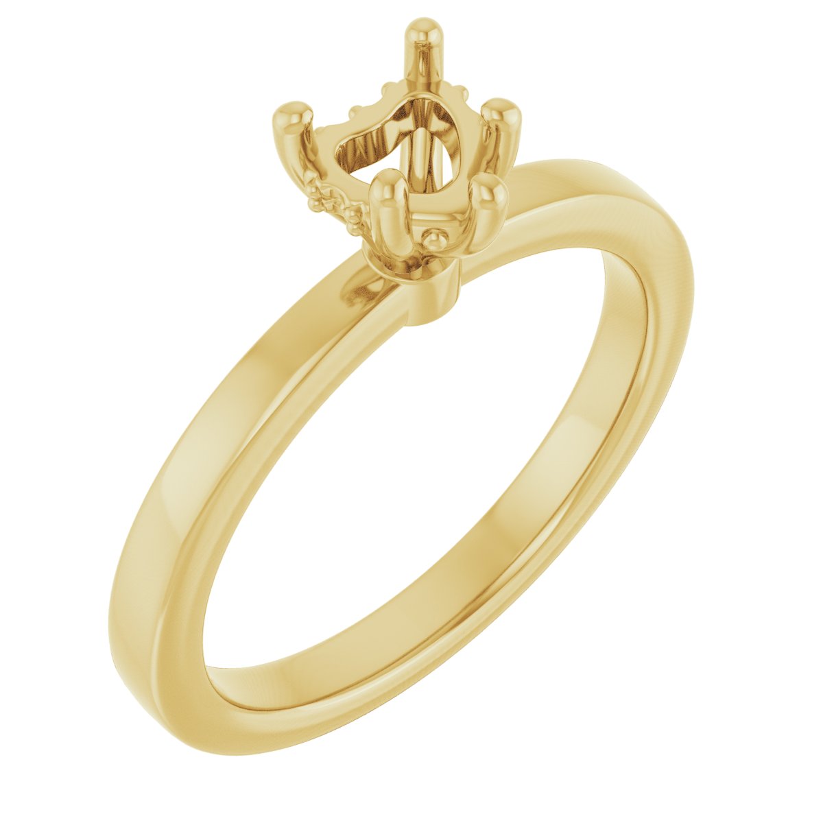 Hidden Halo-Style Engagement Ring