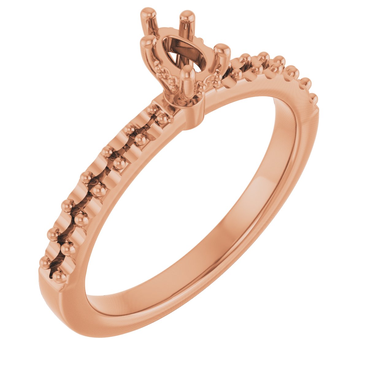 Hidden Halo-Style Engagement Ring
