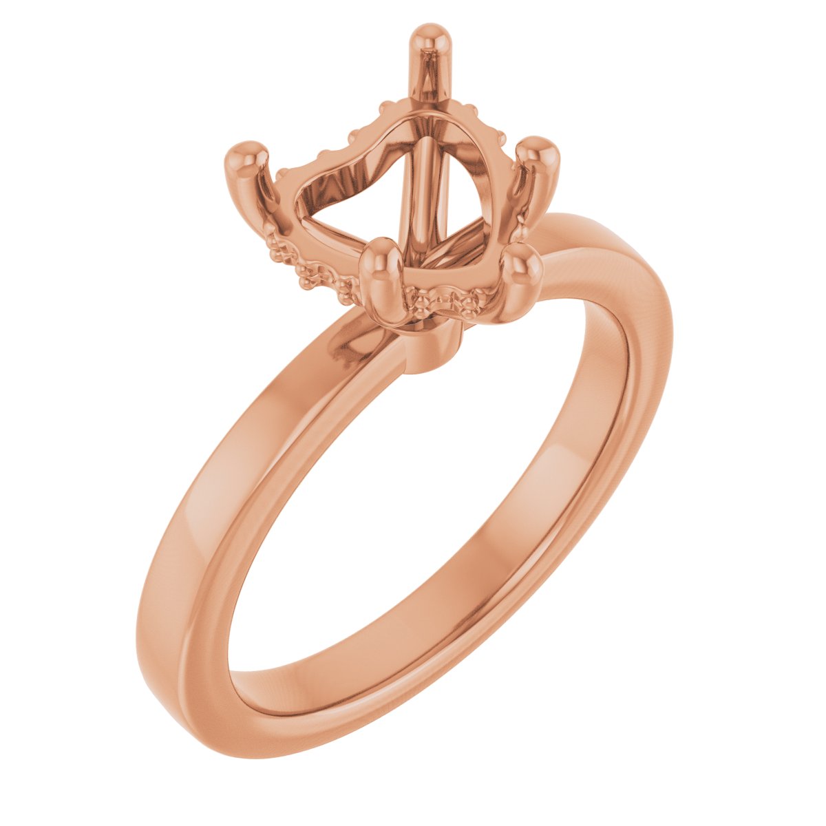 Hidden Halo-Style Engagement Ring