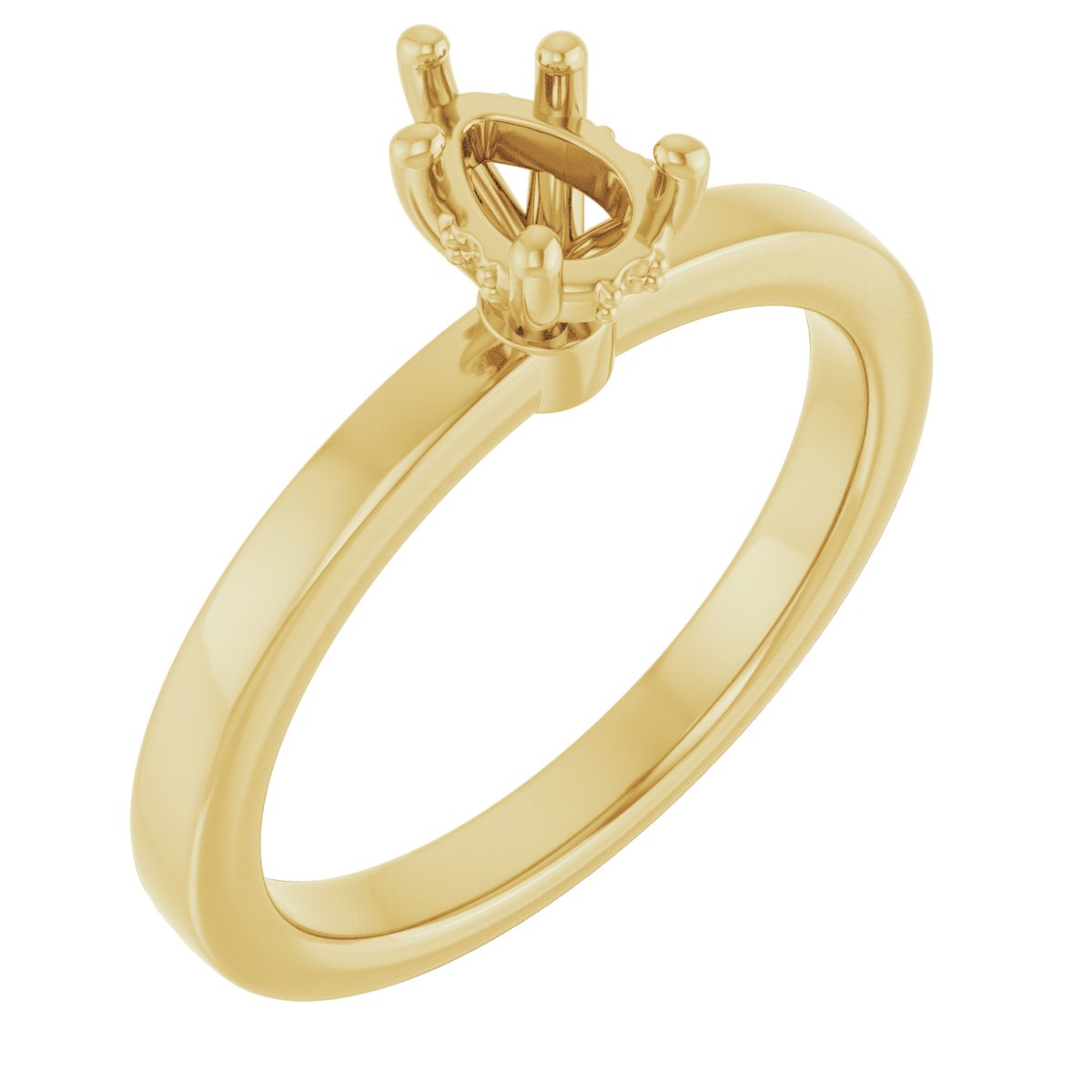 Hidden Halo-Style Engagement Ring