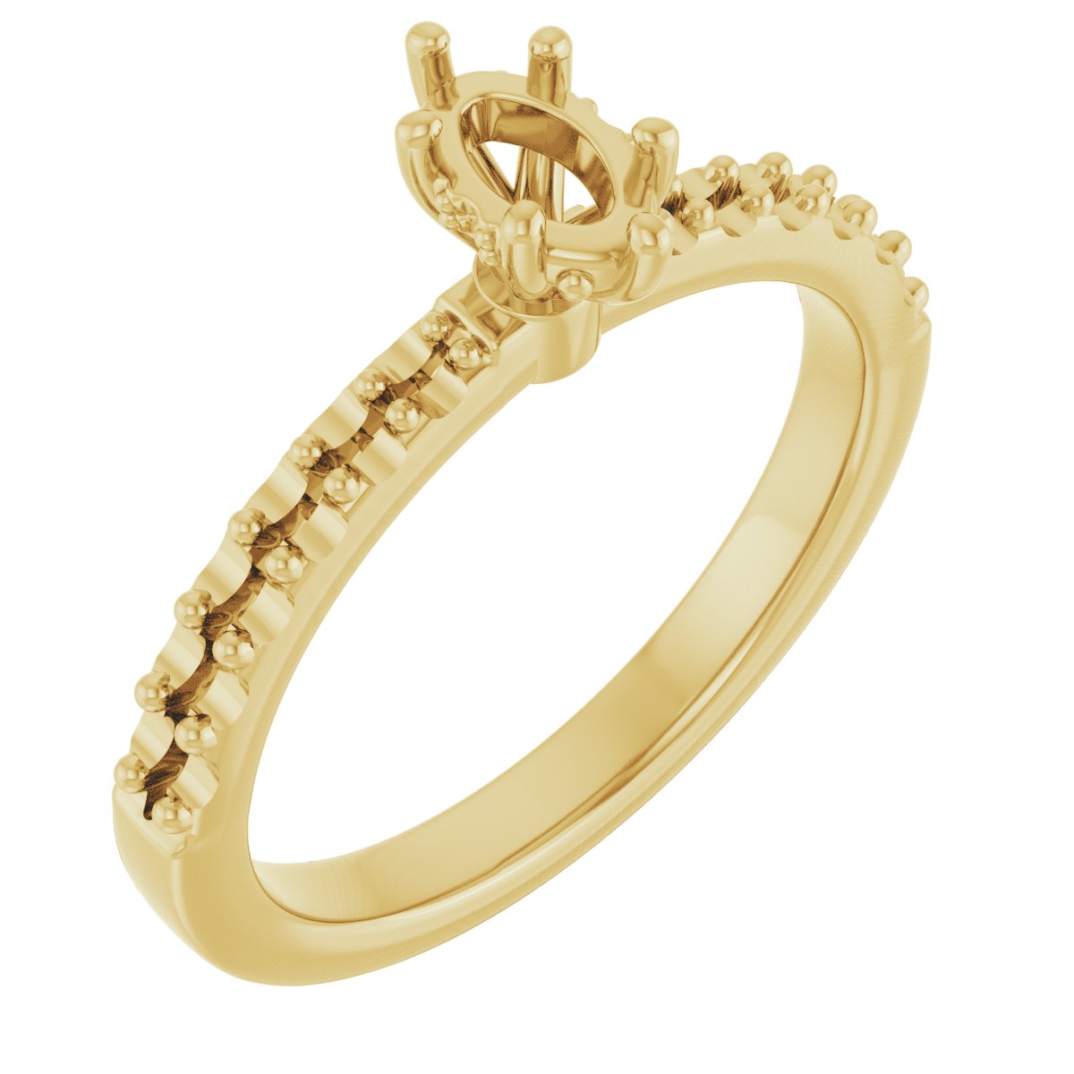Hidden Halo-Style Engagement Ring