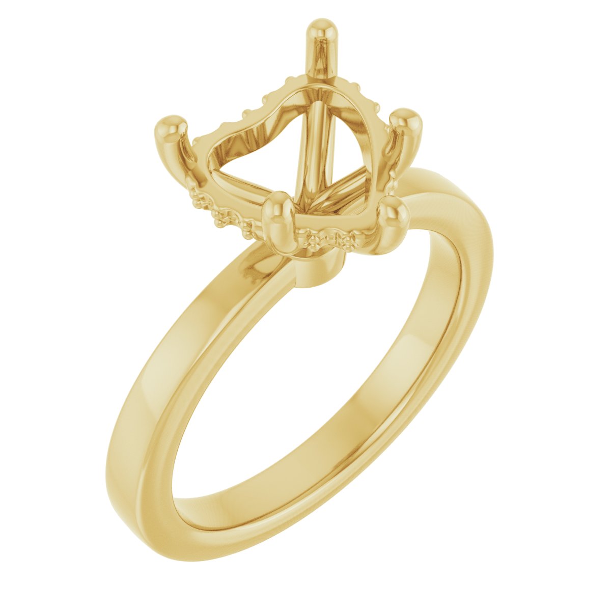 Hidden Halo-Style Engagement Ring