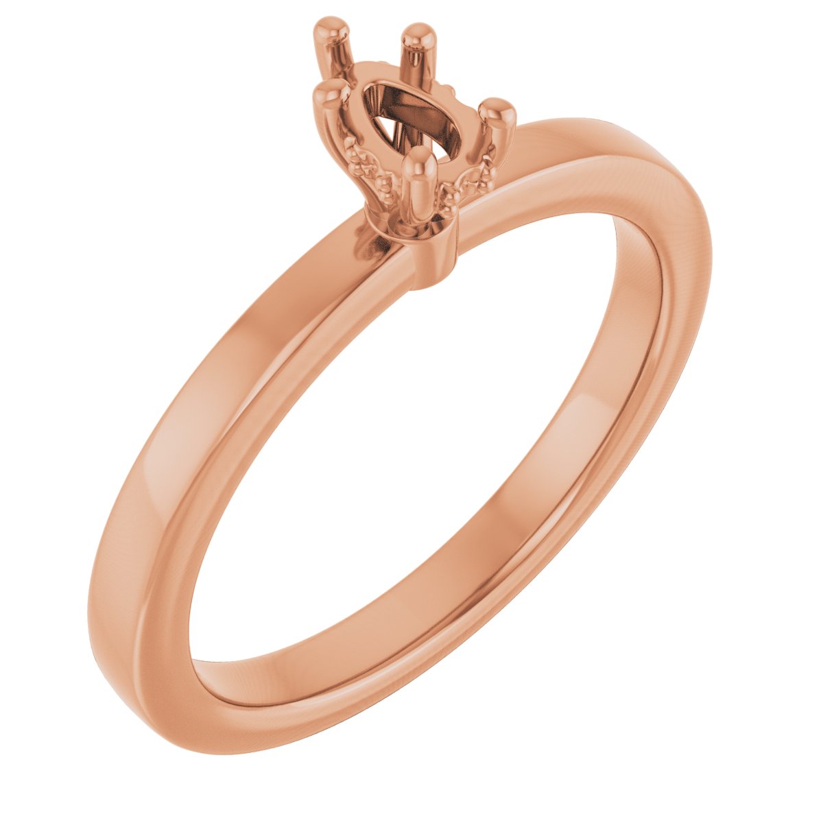 Hidden Halo-Style Engagement Ring