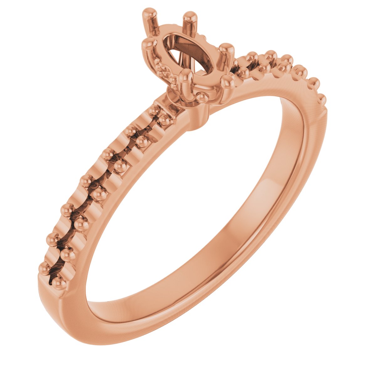 Hidden Halo-Style Engagement Ring