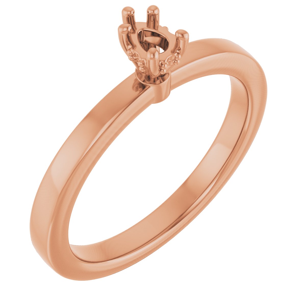 Hidden Halo-Style Engagement Ring