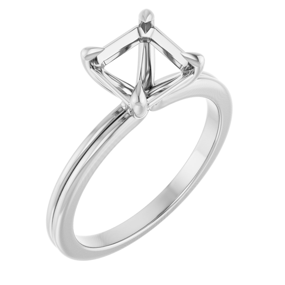 Claw-Prong Solitaire Engagement Ring