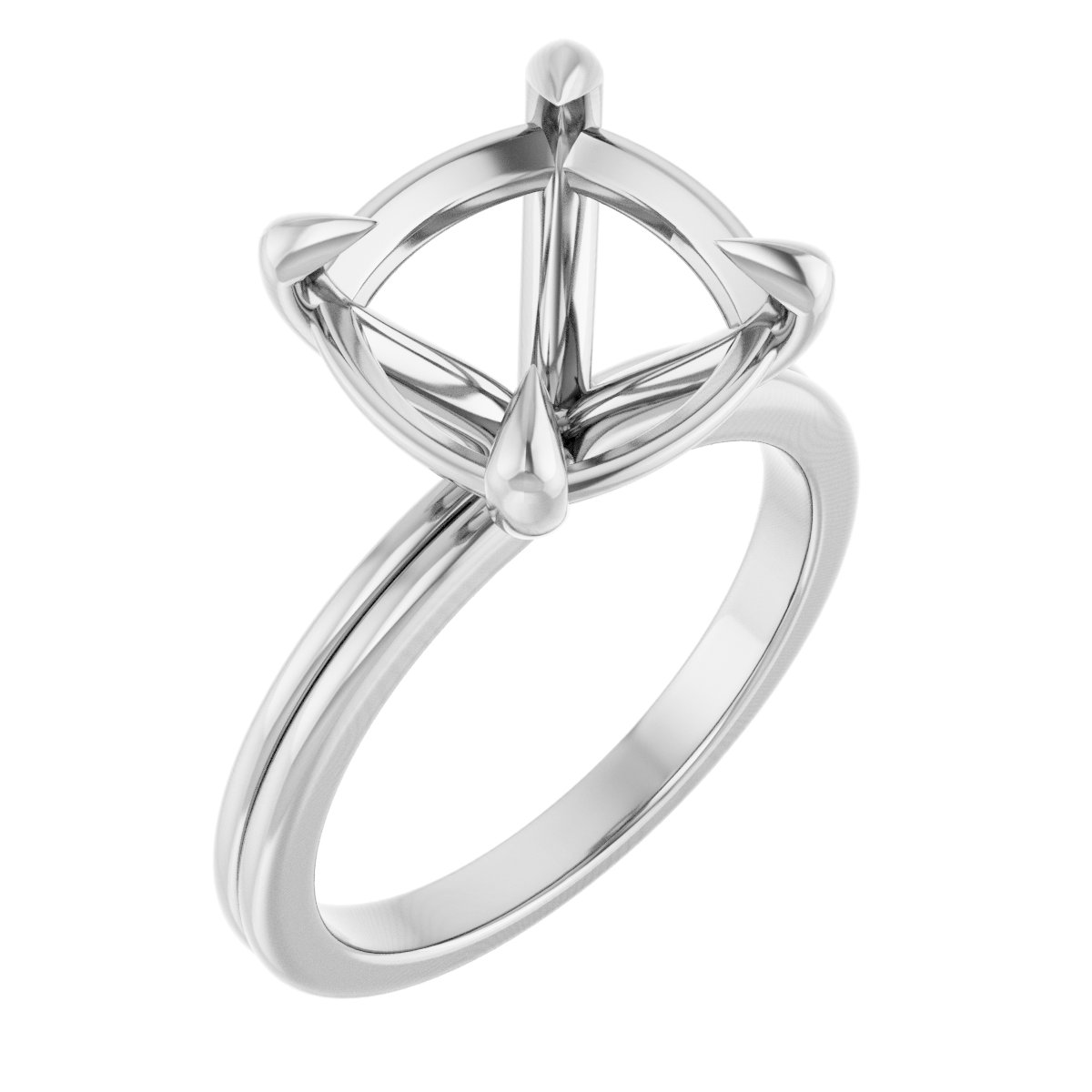 Claw-Prong Solitaire Engagement Ring