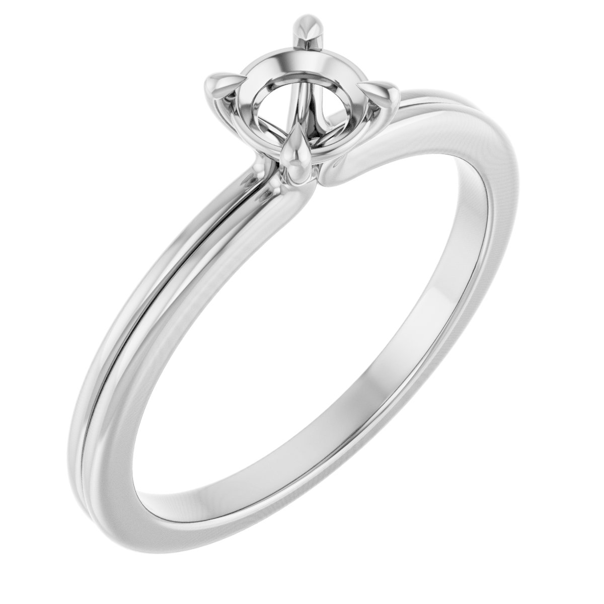 Claw-Prong Solitaire Engagement Ring