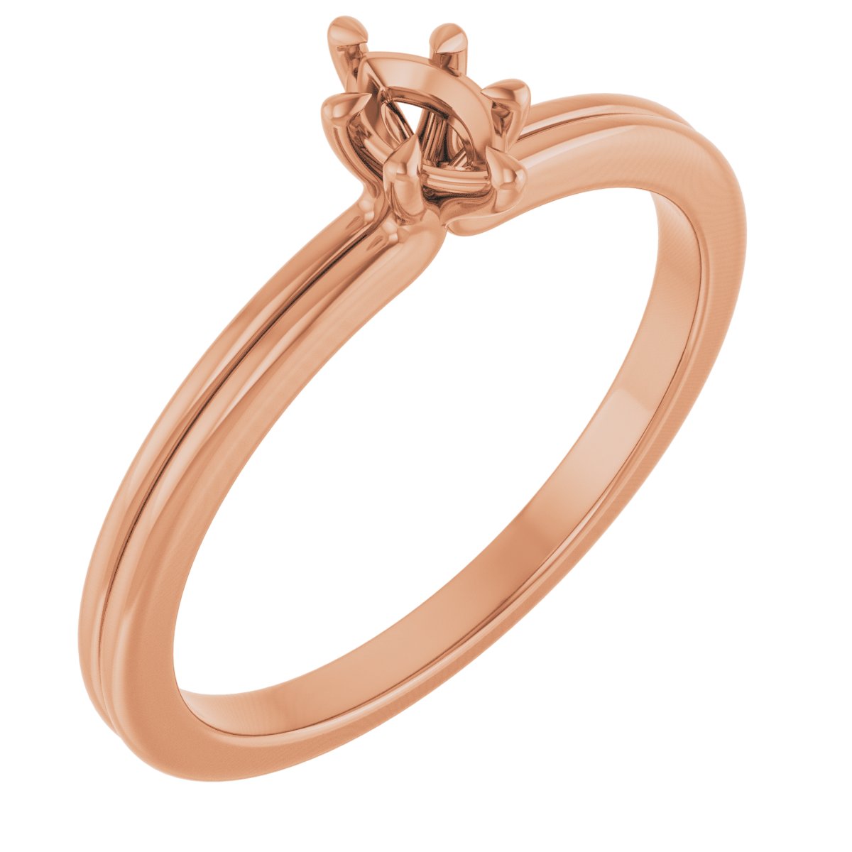 Claw-Prong Solitaire Engagement Ring