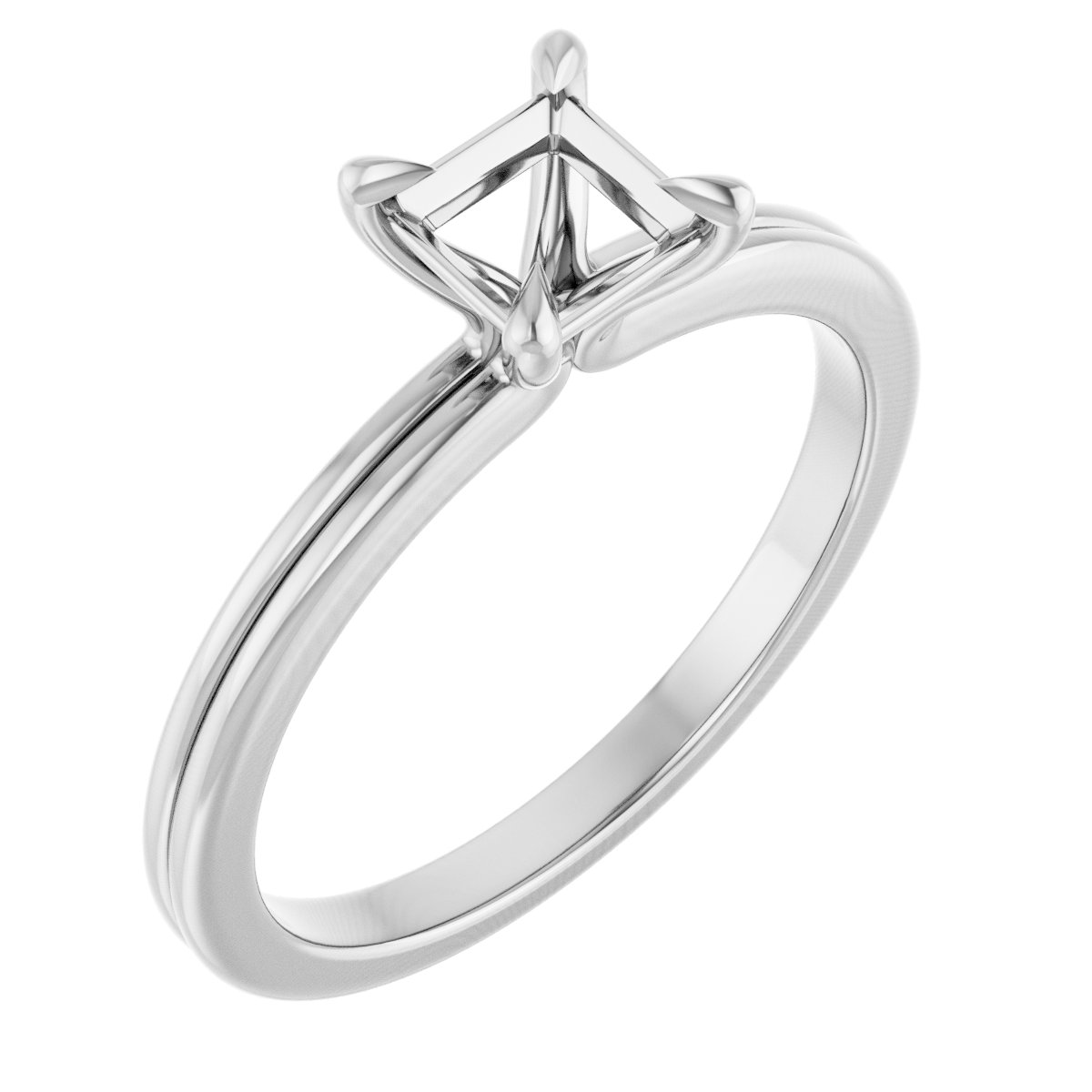 Claw-Prong Solitaire Engagement Ring