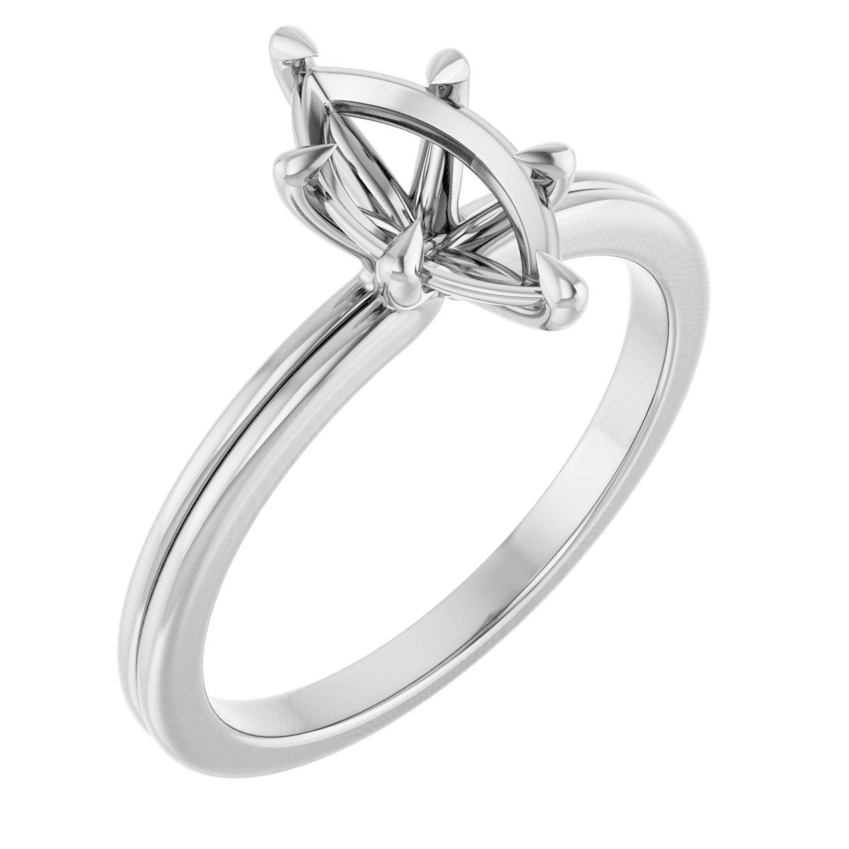 Claw-Prong Solitaire Engagement Ring