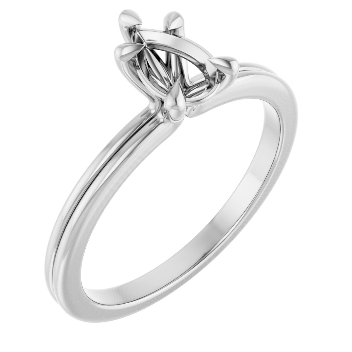 Claw-Prong Solitaire Engagement Ring