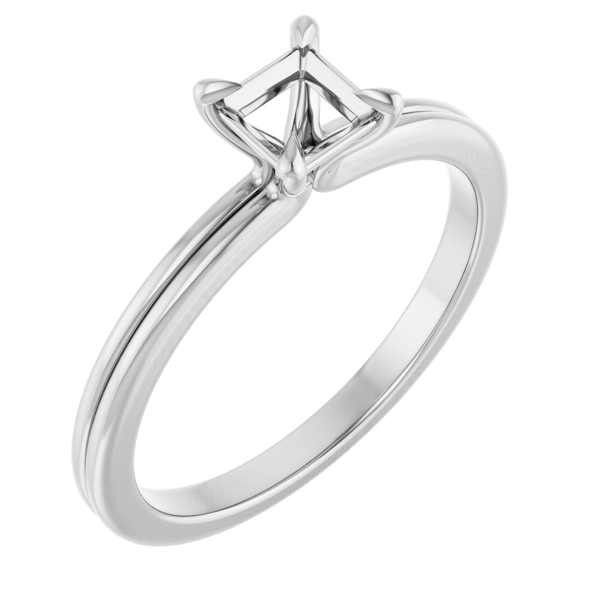Claw-Prong Solitaire Engagement Ring
