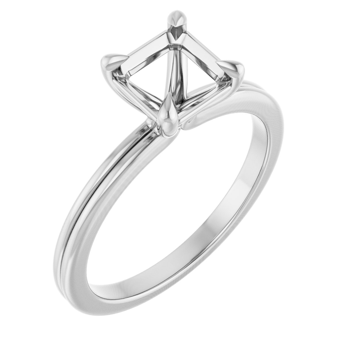 Claw-Prong Solitaire Engagement Ring