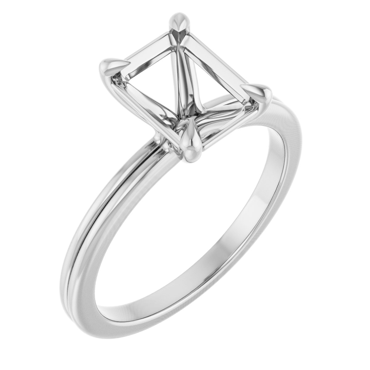 Claw-Prong Solitaire Engagement Ring