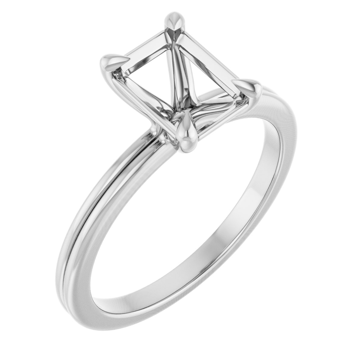 Claw-Prong Solitaire Engagement Ring