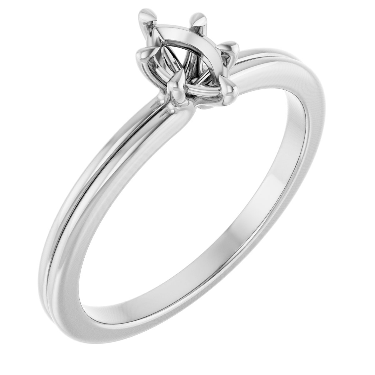 Claw-Prong Solitaire Engagement Ring