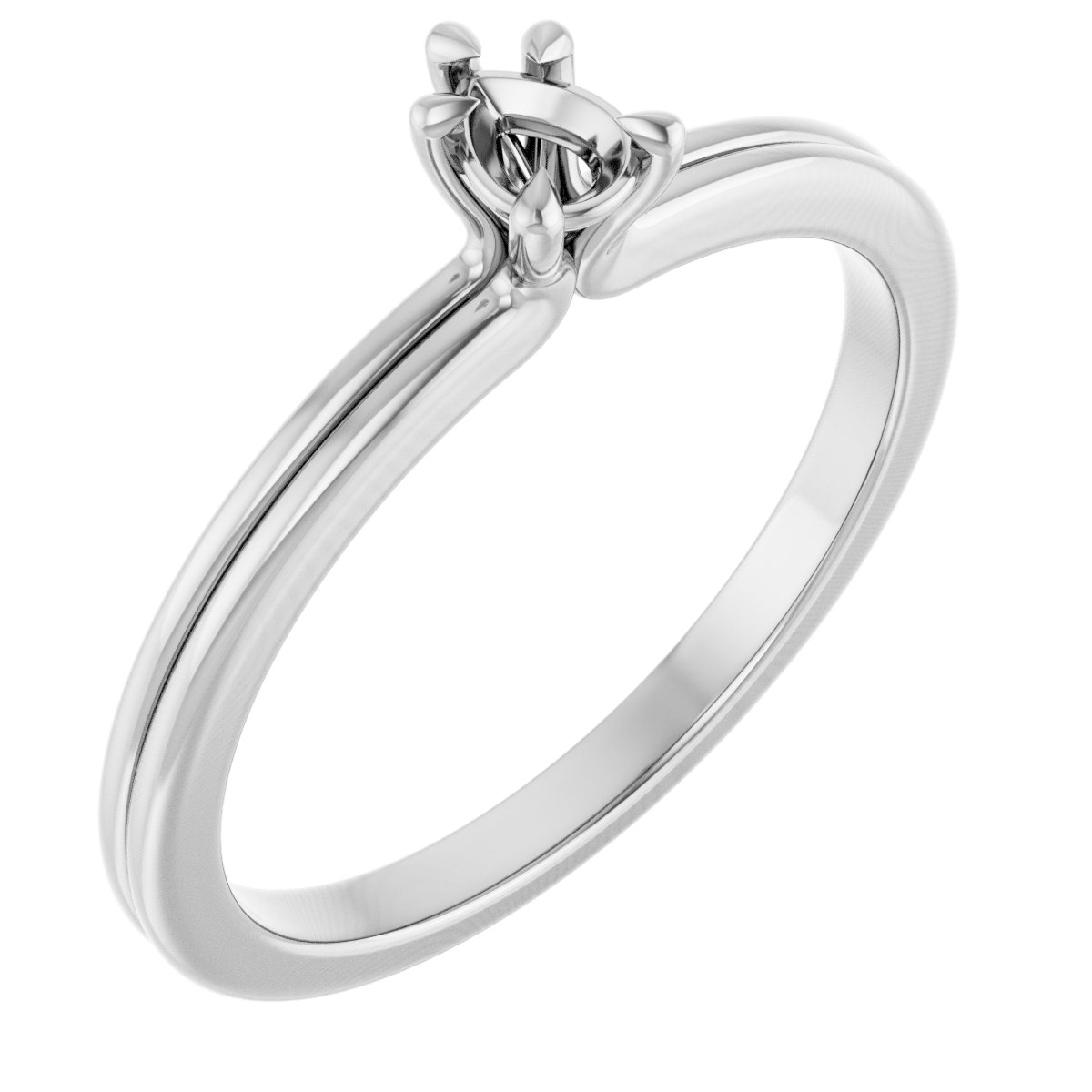 Claw-Prong Solitaire Engagement Ring