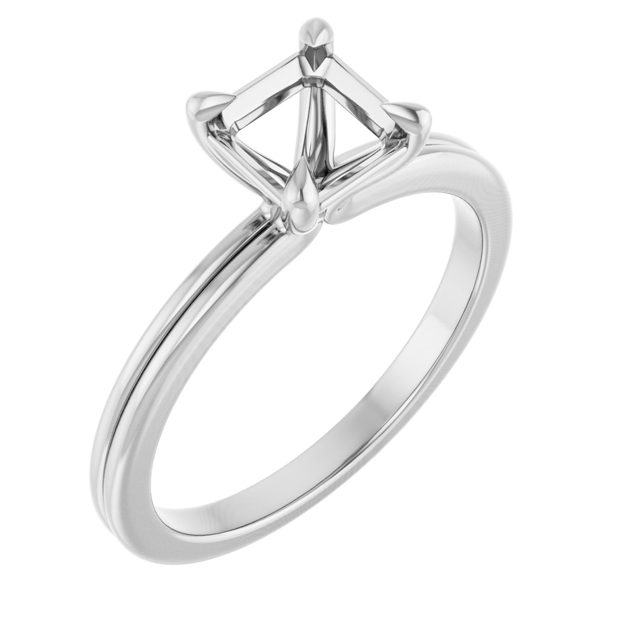 Claw-Prong Solitaire Engagement Ring