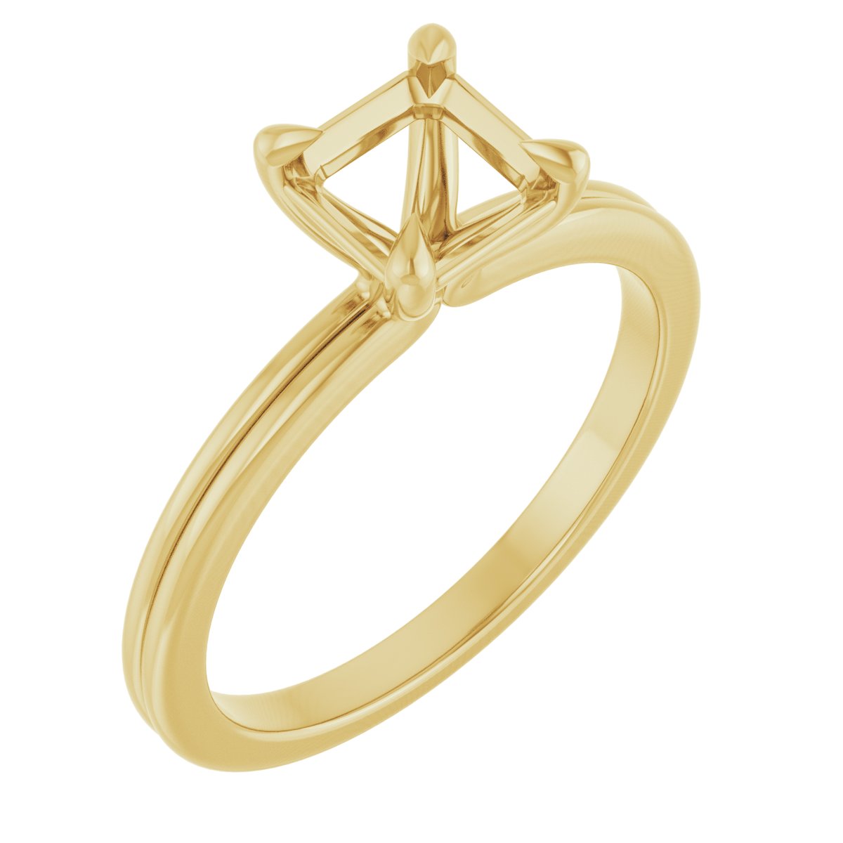 Claw-Prong Solitaire Engagement Ring